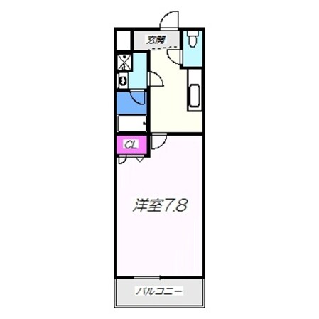 富木駅 徒歩9分 2階の物件間取画像